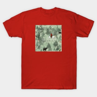 Legends of Canada and White Moose T-Shirt